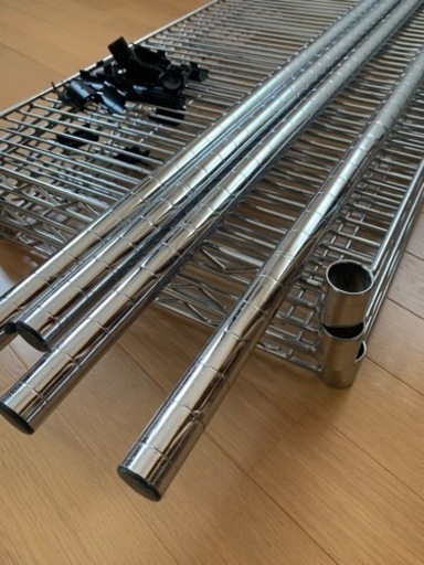 【取引中】大型160センチ　メタルラック売ります