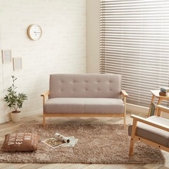 2人掛けソファー　の画像