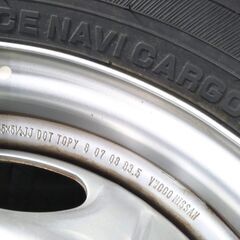 冬 キャラバン 日産純正【富山】195R15 LT 日本製グッドイヤー 195/80R15 107/105L LT 車検対応4本 中古 日産 ニッサン純正 15インチ PCD139.7の画像