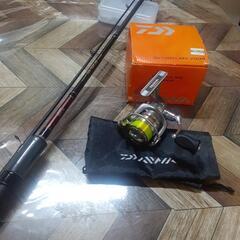 新品ロッド&リールのセット【TIGA&DAIWA】未使用で用途多...