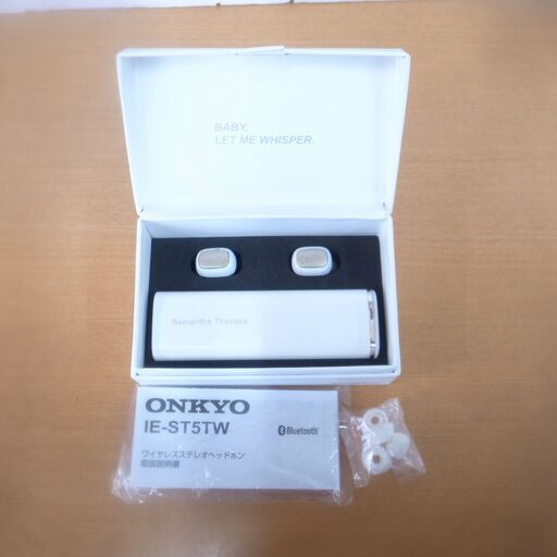 ONKYO オンキヨー Samantha Thavasa サマンサ  IE-ST5TW(P) ワイヤレスイヤホン 【モノ市場東浦店】139