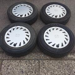 155/65R13 4本ホイールセット8分山 