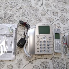 【中古・良品】NTT電話機★ＤＣＰ５８００Ｐ★子機電池予備付き
