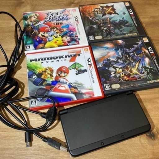 【お値下げOK】ニンテンドー3DS 本体＋カセット4本
