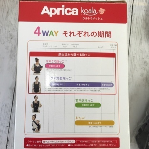 アップリカ コアラ ウルトラメッシュ ネイビー