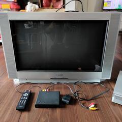 SHARP28インチブラウン管テレビ☆DVDデッキ