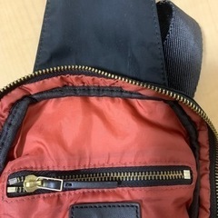 ポーター　ショルダーバッグ　ネイビー　レザーの画像