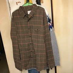メンズカジュアルシャツXXL