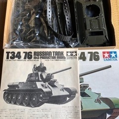 ソビエト戦車　Ｔ３４／７６　タミヤ社製の画像