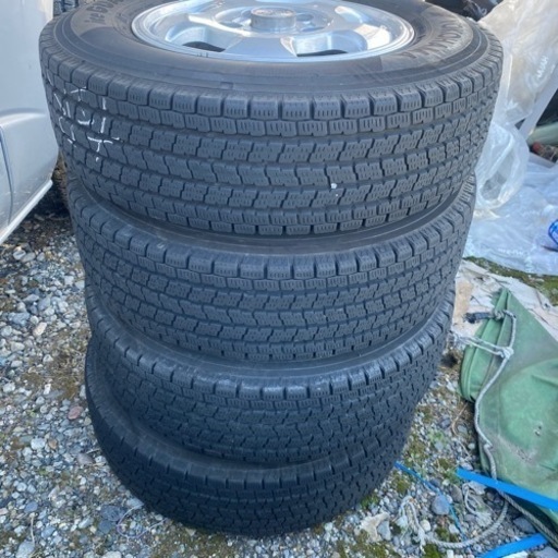 165/80R13 LT スタッドレス　アルミ付きタイヤ4本