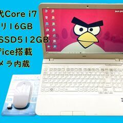 2世代Core i7 メモリ16GB 新品SSD512GB カメ...