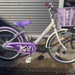 ブリヂストン　子供用自転車　エコパル20インチ　ラベンダー　女の子用