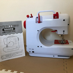 美品　家庭用　電動　ミニ　ミシンの画像
