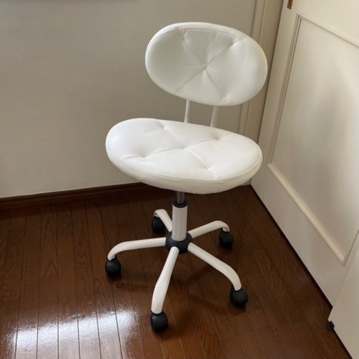 ニトリ ワークチェア シャオ ホワイト 美品