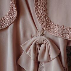 ９号 フォーマル用ボレロ付きスーツ 薄ピンク色の画像