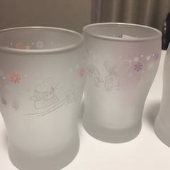 【未使用/取りに来てくださる方限定】スヌーピーグラス 4点セットの画像