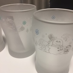 【未使用/取りに来てくださる方限定】スヌーピーグラス 4点セットの画像