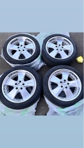 ESTATUS ホイール　国産夏タイヤ付　18インチ　クラウンなど 50,000円