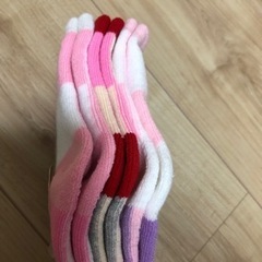 新品　靴下3足　女児の画像