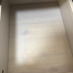 【0円】デスクドレッサー　佐藤産業CERISE ホワイトの画像
