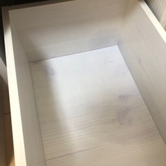 【0円】デスクドレッサー　佐藤産業CERISE ホワイトの画像