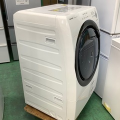 安心の1年保証付！！ SHARP 7.0kgドラム式洗濯乾燥機 ES–S7E–WL 2020年製