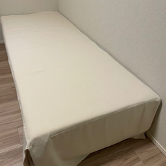 脚付きベッドマット　セミシングルベッドの画像