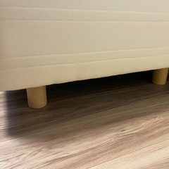 脚付きベッドマット　セミシングルベッドの画像