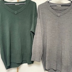 【2/10までに希望‼️】XLサイズ　　Ｖネックカットソー