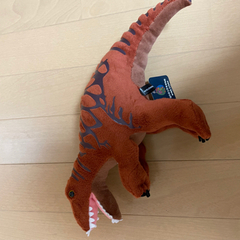 決まりました。ティラノザウルスのぬいぐるみ。福井県立恐竜博物館。の画像