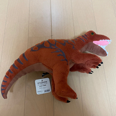 決まりました。ティラノザウルスのぬいぐるみ。福井県立恐竜博物館。の画像