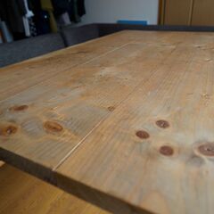 アイアン　アンティーク風テーブル　120×70×70の画像