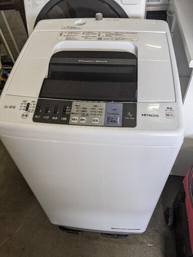 日立 HITACHI 全自動洗濯機 白い約束 NW-70A 7kg 2017年製 簡易乾燥\n\n