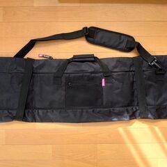 【ほぼ新品】ジュニア用スキーケースバック黒140cmまで（一部難）の画像