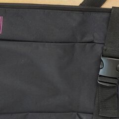 【ほぼ新品】ジュニア用スキーケースバック黒140cmまで（一部難）の画像