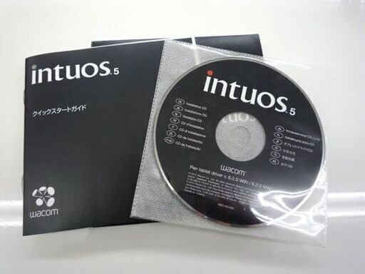 Wacom intuos 5 MEDIUM ペンタブレット PTK-650 ペンタブ グリップペン 簡易動作OK 札幌市手稲区