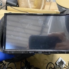 2017年製造　ケンウッド　カーナビ　フルセグ　地デジ　SD Bluetooth 彩速ナビ　トヨタキット付きの画像