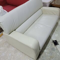 【SALE】2人掛けソファー　中古　リサイクルショップ宮崎屋住吉店　22.1.10ｋの画像