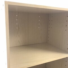 【美品】 ニトリ カラーボックス Nカラボ 5段(ホワイトウォッシュ)の画像