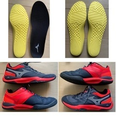 【値下げしました！】26.5cm ミズノ(MIZUNO) メンズ テニスシューズ　オールコート用の画像