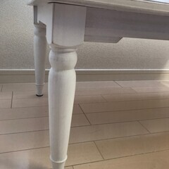 【無料】　ニトリ　シャビーテイスト テーブル スクエアの画像