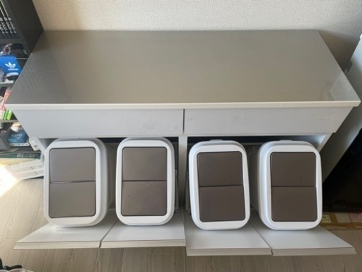 【人気インテリア】キッチン　ゴミ箱収納棚　