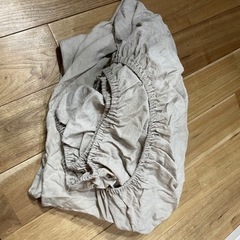 無印良品 セミダブル ベッドカバーの画像