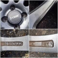 【中古品】１５インチ 中古ホイール & スタッドレスタイヤ ZEETEX 185/55R15 2015年の画像