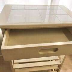 キッチンワゴン　キャスター付き　の画像