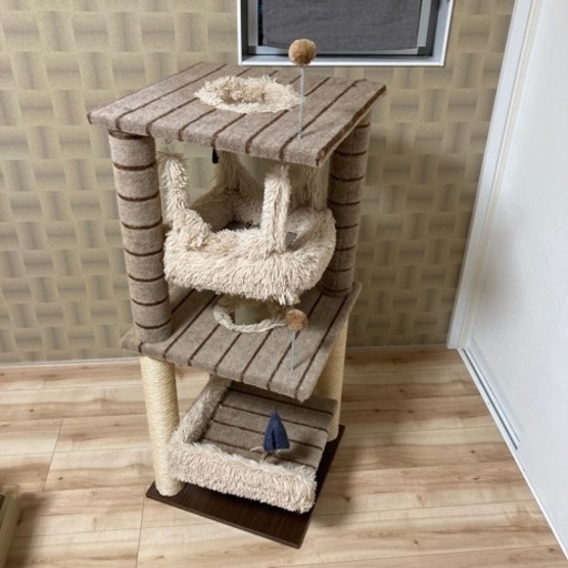 決まりましたキャットタワー