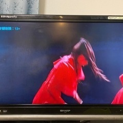 【交渉可】37型シャープ大画面液晶テレビ
