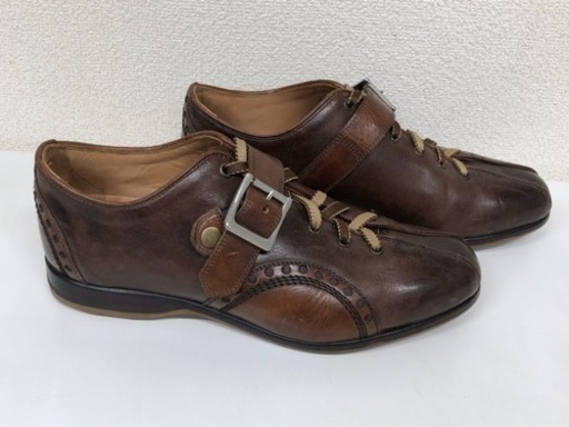 SHZ-019【美品】S.Y.C エスワイシー SYC シューズ ブーツ メンズ ローカット 革製 