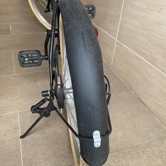 【中古品】ミニサイクル　カゴ付き折りたたみ自転車 20インチ の画像