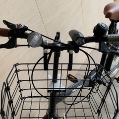 【中古品】ミニサイクル　カゴ付き折りたたみ自転車 20インチ の画像